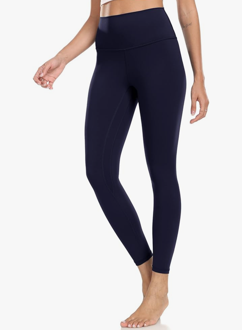 Colorfulkoala Women's High Waisted Tummy Control Workout Leggings Ultra Soft Yoga Pants L