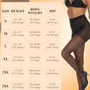 Buauty 40D Sheer Tights for Women - Black Sheer Pantyhose, Comfortable Stockings for Dresses, Office & Casual Outfits (Small)