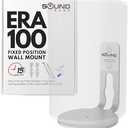 Sound Bass ERA100 Wall Mount Bracket, Low Profile, White, Single Unit, Compatible with Sonos ERA 100 Speaker, Complete with All Fixing Hardware