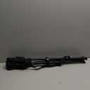 Foldable Tripod Stool - Ultra Portable Seat for Tall People, 20 High - Hunting Chair & Hidden Zippered Pocket - 2 lb Camping Stool, 3 Legged Strong Steel Stool Holds up to 200 lb (Black)