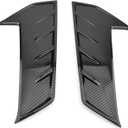Carbon Fiber Style Fog Light Lamp Side Cover Fender Trim Decorative Sticker Bumper Side Decal Sticker Compatible with Hyundai Elantra N 2022-2023 Accessories