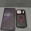 Magnetic 3 in 1 for iPhone 17 Pro Max Case, [Omni-Directional Protection] with 1x Screen Protector + 1x Camera Cover, [Seamless Work with Magsafe] Protective Silm Case for iPhone 17 Pro Max Hot Pink