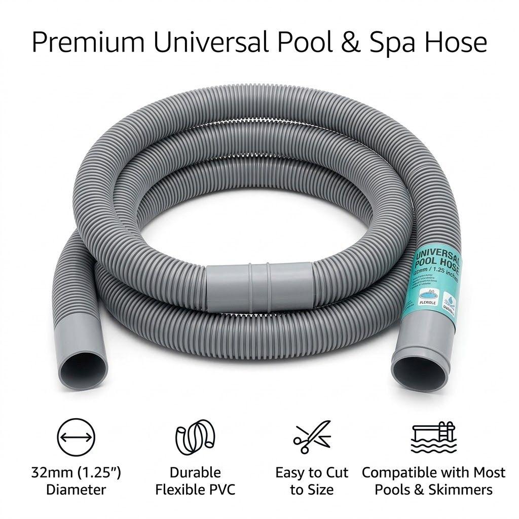GAME | Pool Filter Hose | 32 mm (1.25") | For Above-Ground Pool Pumps