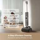 DREAME H15 Pro Heat Wet Dry Vacuum Cleaner, 185F Hot Water Floor Cleaning, Cordless Vacuum Mop with GapFree AI Robotic Arm, 22KPa Suction, 0 Hair Tangle, 212F Self-Clean, 194F Hot Air Drying