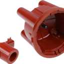 Cap and Rotor Kit D604604 73554001942 Compatible with Volkswagen Cast Distributor 4 Cylinder Engines