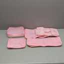 JJ POWER Travel Packing Cubes, Luggage Organizers with Shoe Bag (Pink)