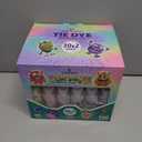 30 Colors Tie Dye Kit, Tie Dye Set for Kids, Pre-Filled Tye Dye Bottles, Non Toxic Permanent Fabric Dye Art Set, Easy DIY Fabric Art - Create Fun (30 Colors)