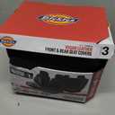 Dickies Black PVC Seat Cover Set, Front & Rear Seat Covers