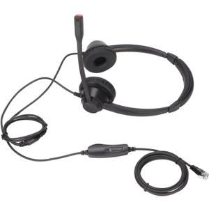 Keenso Corded Telephone Headset with Mute Function, Wired Business Headphone for Call Center Telemarketing Office
