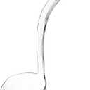 Plasticpro Disposable Plastic Soup/Punch Laddle Durable Heavy Duty Premium Serving Utensils Clear Pack of 4
