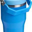 STANLEY IceFlow 2.0 Flip Straw Tumbler with Handle 20 oz | Twist On Lid and Flip Up Straw | Leak Resistant Water Bottle | Insulated Stainless Steel | BPA-Free | Azure