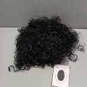 karlery 70s 80s Mens Long Curly Black Wig Afro Punk Rocker Halloween Party Costume Wig