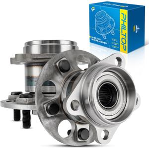 PHILTOP 512482 AWD Rear Wheel Bearing Fit for Toyota Sienna 2011-2020, 5 Lugs Wheel Hub Assembly W/ABS