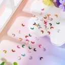 50Pcs 304 Stainless Steel Enamel Charms Mix Colors Enamel Pendant Assorted Metal Charm for DIY Jewelry Making