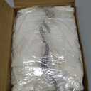 Sumind 36 Pieces White Christmas Tree Glitter Bows, 9 x 13 Inch Tie Ribbon Twist Tie Bows for Treat Bags Gift Wrapping Basket Wedding Birthday Valentine Christmas Tree Wreath Garland Decoration