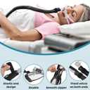 6.5ft CPAP Hose Cover for Heated Tubing, Double-Sided Thickened Cpap Tube Cover Compatible with Resmed Airsense Climatelineair 10&11 Tubes (Black-PU)