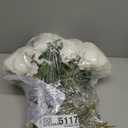 Hananona Artificial Roses in Bulk, Fake Velvet Silk Roses Realistic Rose for Wedding Centerpieces Flower Arrangement Home Decor (50, White)