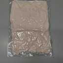 Fisoew Womens Long Sleeve Bodysuits V Neck Slim Fit Sexy Body Suits Casual Going Out Outfits (Beige)