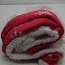 Touchat Red Sherpa Christmas Throw Blanket, Fuzzy Fluffy Soft Cozy Blanket, Fleece Flannel Plush Microfiber Blanket for Couch Bed Sofa (50" X 60", Red Snowflake)