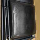 DWVO Bar Stools Set of 2 Bar Chair with Back Kitchen Island Stools with Footrest 26.18" Breakfast Bar Stools with Thick Cushion Upholstered Counter Height Barstools for Dining Room Kitchen Bar Black