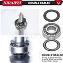 3 Pack GY21099 Spindle Assembly with GX21381 Pulley GY20629 Idler Pulley Replaces GY20867, GY20592, GY22082 for John Deere D170, LA175, E180, G110, 190C, S180, LA150, D 170 54" Lawn Mowers