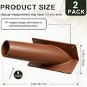 Bat Removal Cone, Bat One Way Door, Bat Exclusion Device, Bats Exclusion Tube for House Attic Control Removal (Right Angle, 2 Pcs)