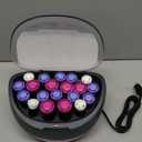 Remington Ionic Conditioning Hair Setter, 20 Velvet Hair Rollers, 6 Large (1), 10 Medium (1"), 4 Small (), Blowout Style Hair Curlers (Pink)