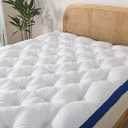 WhatsBedding 5 Inch Memory Foam Mattress Topper King