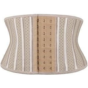 Atbuty Super Short Torso Waist Trainers Cincher Corset Tummy Shaper Slimming Latex Girdle XS