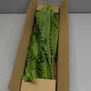 Fake Ferns - Set of 2 Faux Boston Ferns Large Artificial Plants, 40 Leaves per Bouquet, 35 Inches Large Artificial Ferns for Outdoors/Indoor Home, Office, Garden Decoration