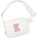 Uygafly Birthday Gifts for 4 5 6 7 8 9 10 11 12 13 Year Old Girls,Gifts for Teens Kids Daughter Sister Her,Two Way Zipper Crossbody Bag Fanny Pack Belt Bag Cute Trendy Stuff - Cream,E