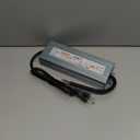 300W IP67 Waterproof Constant Voltage LED Driver Power Supply Transformer, 100-130V AC Universal Input with Plug, Output 12V DC 25.0A Max. for Outdoor LED Lighting