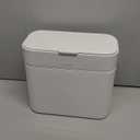 simplehuman Compost Caddy, Detachable and Countertop Bin, 4 Liter / 1.06 Gallon, White