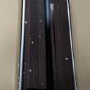 Furinno CUBICLE Book Shelf, 9-Cube Bookshelf, Extra Thick Frame Reversible Bookcase with Open Back, 14.6" x 44" x 44", for Living Room, Bedroom, Home Office, Black Dark Oak