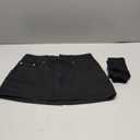 MONCCIZA Women’s Denim Jean Skirt Mini Y2K Low Waisted Casual Cute Skirts with Pockets Black, S