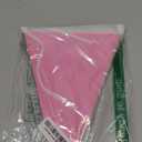 Pasimy 49.21 ft 60 Pieces Party Pennant Banner Flags Decorations String Triangle Flags for Birthday Baby Shower Carnival Movie Witch Crown Party Supplies (Pink and Green)