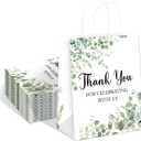 QIELSER 30 pcs Welcome Bags for Wedding Guests Bulk Thank You for Celebrating with Us Gift Bags with Handles for Wedding Birthday Party Baby Shower Favors Supplies