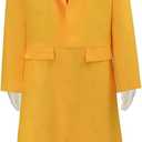 Mens Jim Carrey Costume Adult Mask Costume Mens Yellow Cosplay Jacket Pants Suit for Halloween (150cm, Kid)