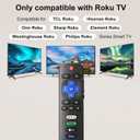 Pack of 2 New Replacement for All Roku TV Remote,Compatible for All TCL-ONN-Hisense-Roku TV Remote