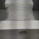 BOBOMOMO 21" Modern Table Lamps Set of 2, Gray Resin Lamp with Stone Look, Small Bedside Lamps for Bedroom, Contemporary Nightstand Lamps with Linen Shades, Small Lamp for Nursery, Entryway