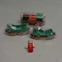 Electric Train Set for Wooden Tracks, Battery Powered Trains Toy with Lights & Sounds for Toddlers, Motorized Train for Kids Compatible with Thomas & Friends, Brio, Chuggington