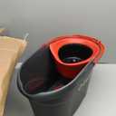 O-Cedar EasyWring Microfiber Spin Mop, Bucket Floor Cleaning System, Red, Gray, Standard