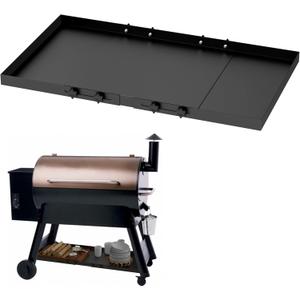 DELSbbq Adjustable Grill Storage Shelf for Traeger Pro 34 Series Pro 780 and Ironwood 885 Pellet Grills, Grill Bottom Shelf Accessory for Traeger Pellet Grills and Other Wood Pellet Grills