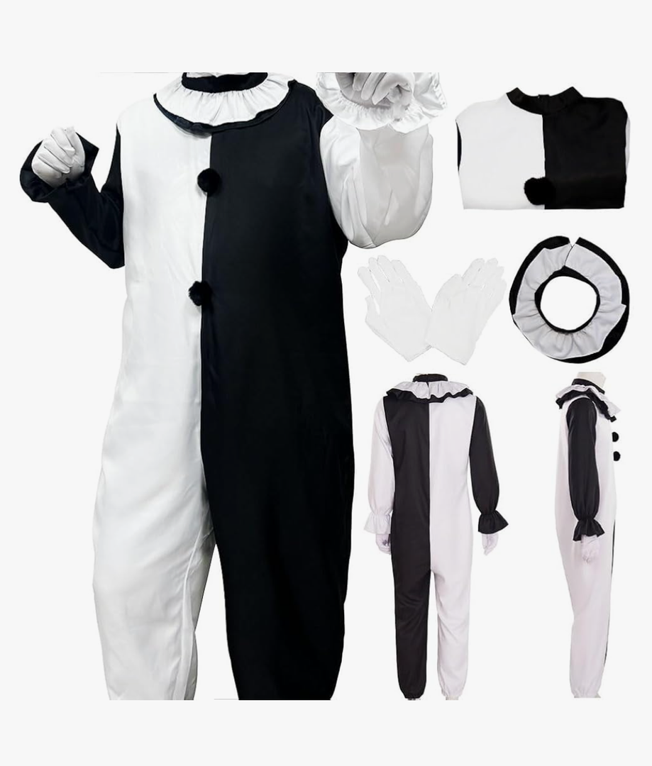 Clown Costume Cosplay Clown Outfit Movie NOT Head Cover Adult Halloween