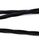 EasyFlex 8-Inch Nylon Spiral Landscape Edging Anchoring Spikes, 143 Count, Black