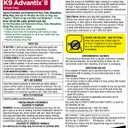 K9 Advantix II Small Dog Vet-Recommended Flea, Tick & Mosquito Treatment & Prevention | Dogs 4-10 lbs. | 1-Mo Supply