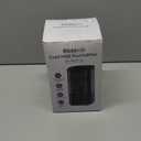 Humidifiers for Bedroom (1.1L), Small Cool Mist Humidifier for Home Plant and Baby Nursery, Quiet Ultrasonic Humidifier with 360 Nozzle, Auto Shut-Off, Filterless, Black