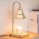 Marycele Candle Warmer Lamp with Timer, Candle Wax Warmer Flower Lamp Dimmable, Birthday Day Gifts for Mom Women, Home Fragrance Accessories for Dorm Room Decor
