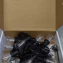50ft Outdoor String Lights Color Changing - Dimmable RGBW Smart Patio Lights with 20 Bulbs, Waterproof Shatterproof, Music Mode, Connectable, Remote & App Control for Halloween, Christmas