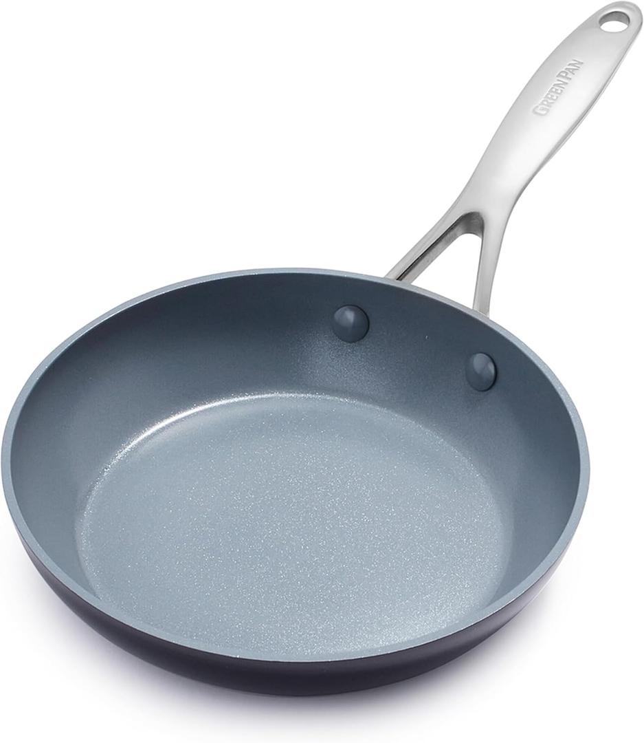 GreenPan Valenci Pro - Juego de sartenes de cermica anti-adherentes. (Gris)
